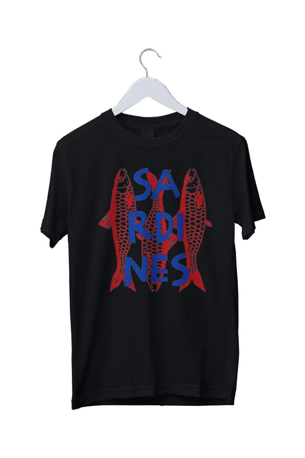 Sardines Graphic Tee Trendy Fish Graphic Mens Unisex T-Shirt S M L XL 2 3 4 XL