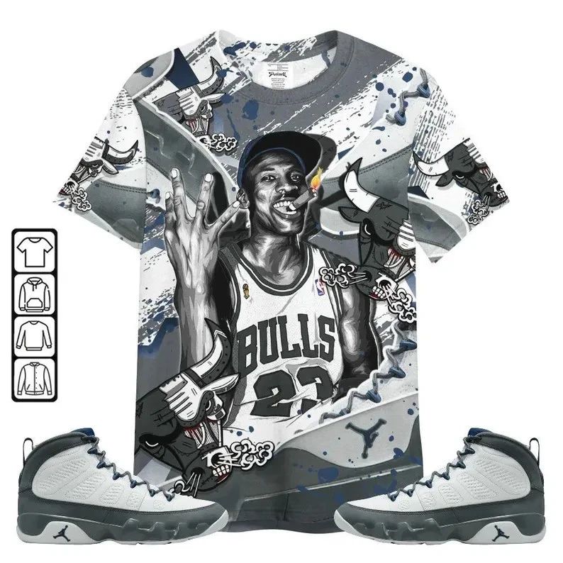 Flint Grey 9s - 23 Jd Shoes Match Sneaker Tee Fan T-shirt, Hoodie, Sweatshir
