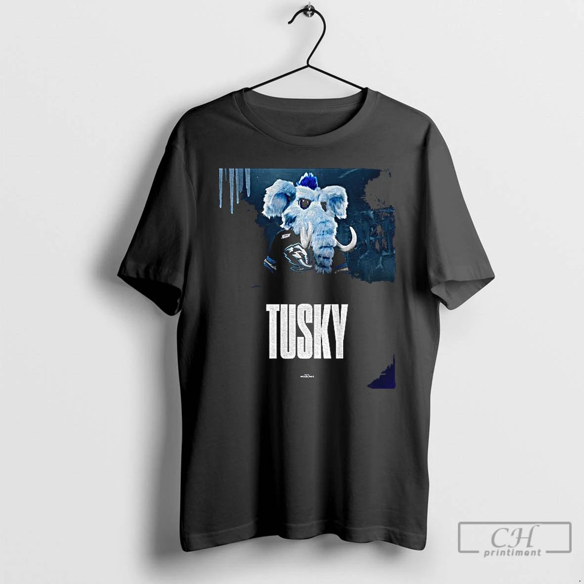 Classic Tusky The Utah Mammoth Mascot Nhl T Shirts