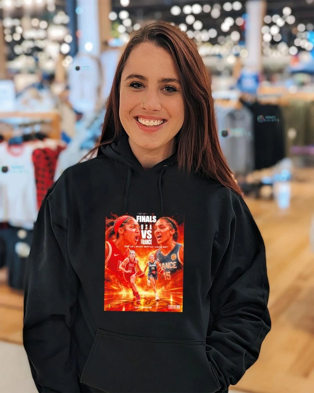USA vs France FIBA Women’s Basketball World Cup Final shirt