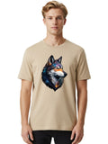 Galaxy-Wolf-9 Mens Graphic Tee, 100% Cotton, Casual Summer Wear