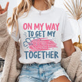 #26 On My Way Unisex Heavy Cotton Tee, Funny Motivational T-Shirt, Casual Everyd
