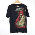 Vintage 90'S T-shirt Fantasy Skeleton Graphic SZ M (T7568)