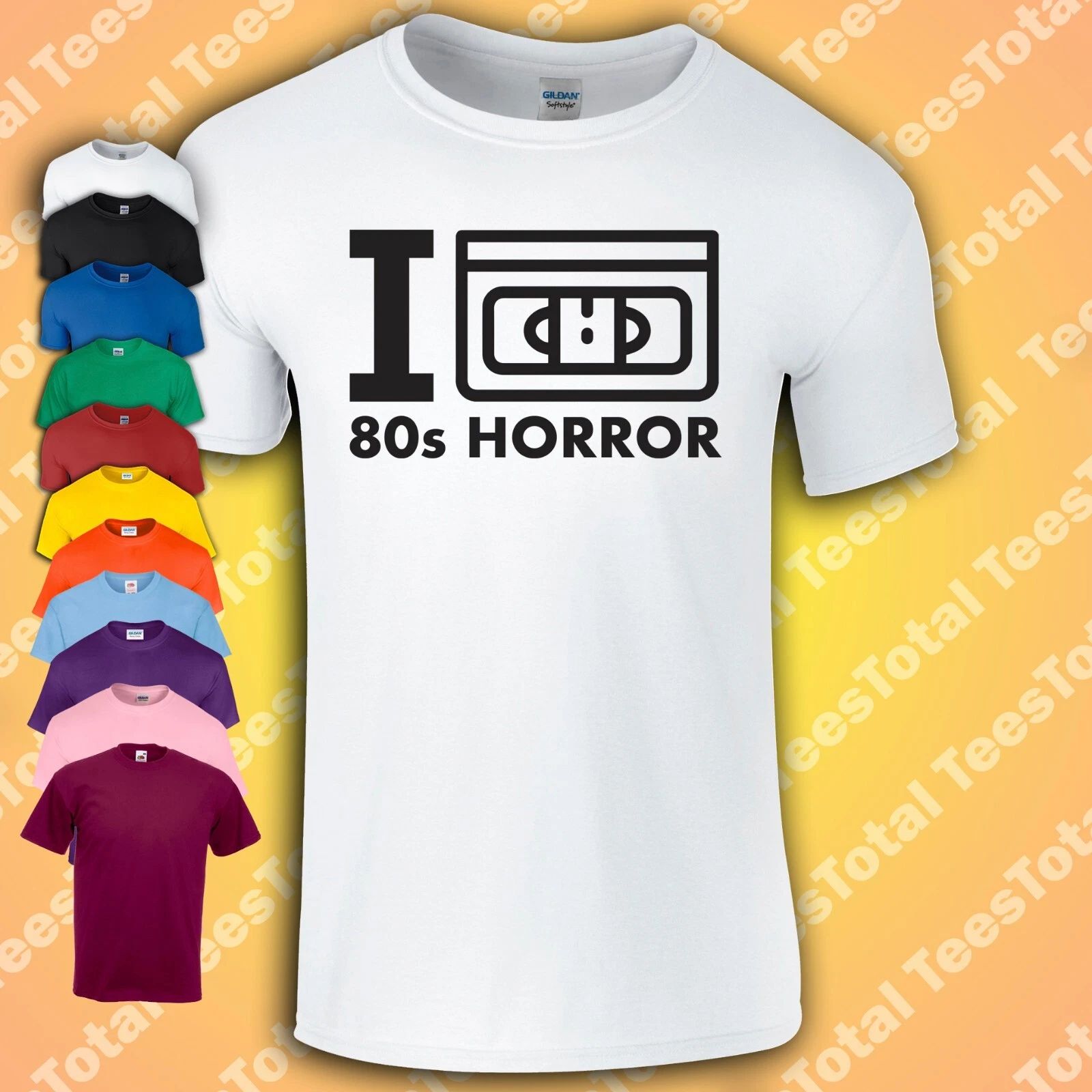 I Love 80s Horror T-Shirt | Retro | 80s | Cult | Geek | Nerd | ScI fi