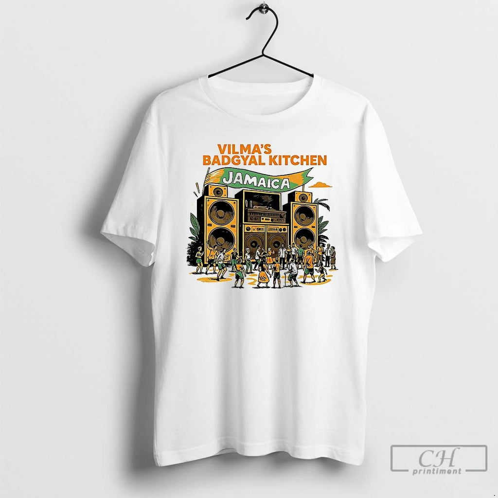 Classic Vilmas Badgyal Kitchen Jamaica Sound System T Shirts