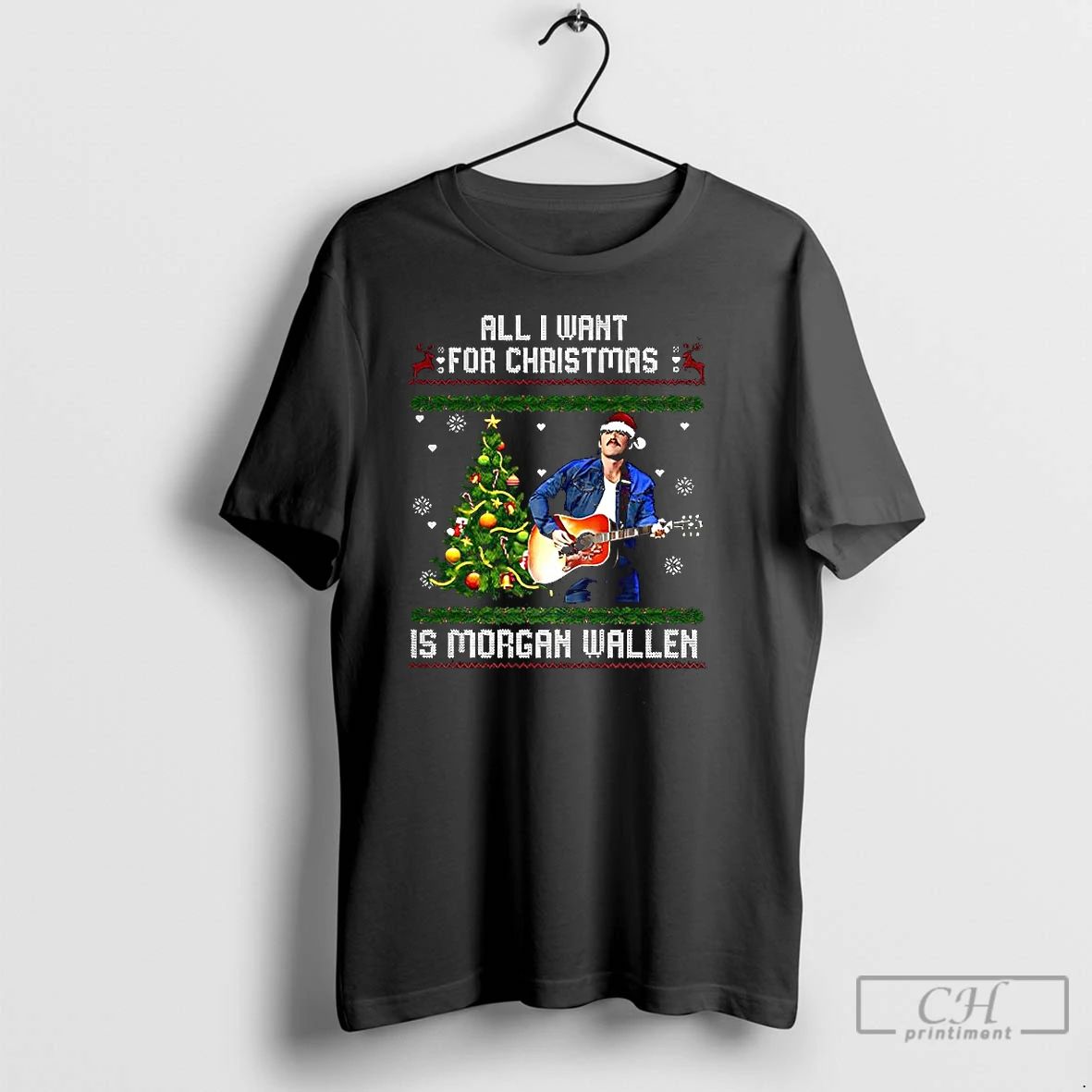 Classic All I Want For Christmas Is Morgan Country Music T Shirts