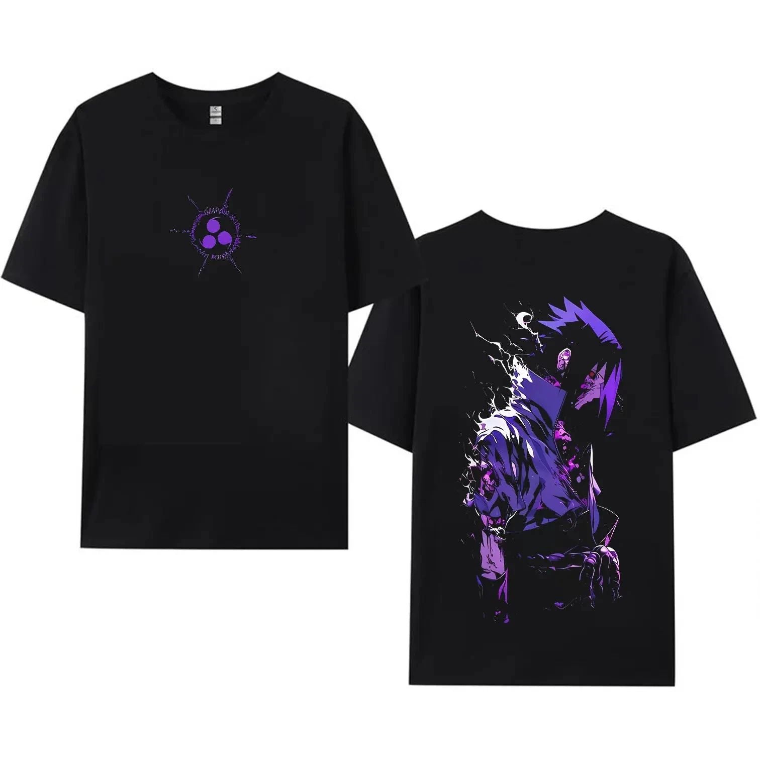 Anime Ninja Graphic T-Shirt Cotton Unisex Streetwear Tee