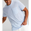 And Now This Men's Slub Pocket Short-Sleeve Shirt NWT Size M Blue