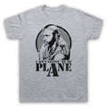 A TEAM BA BARACUS UNOFFICIAL I AIN'T GETTIN ON NO PLANE MENS & WOMENS T-SHIRT