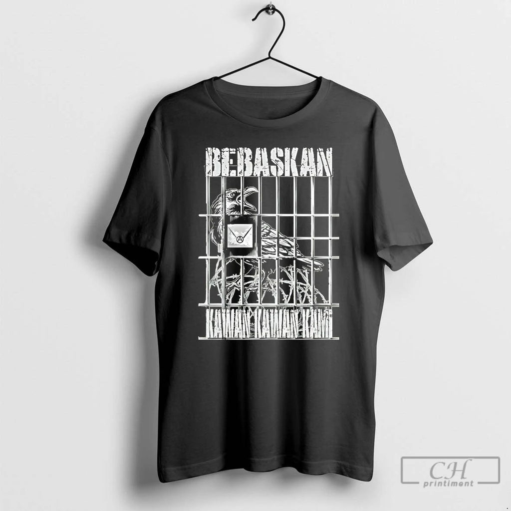 Classic Bebaskan Kawan Kami T Shirts