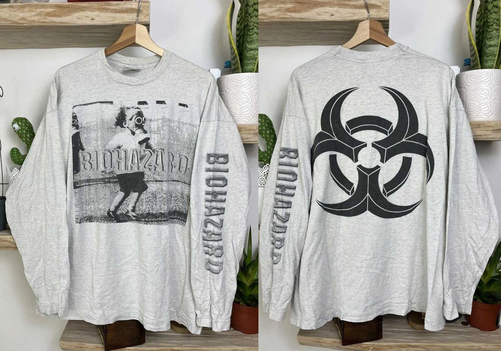 Very Rare Biohazard State of the World Address 1994 Long Sleeve S to 5XL 2F1488