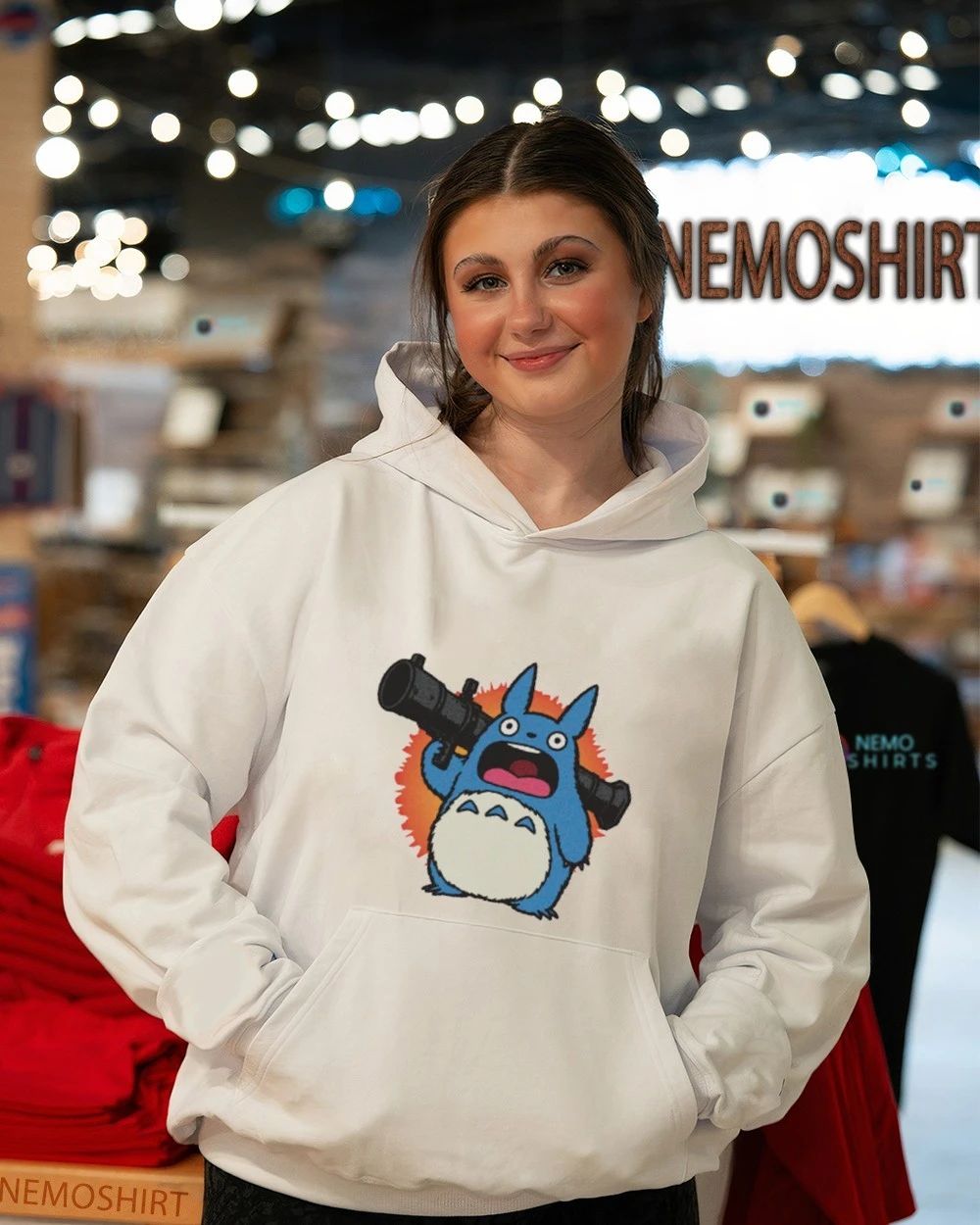 Totoro with Bazooka Anime shirt