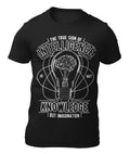 The True Sign Of Intelligence - Motivational Quote Mens T-Shirt - Womens T-Shirt