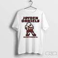 Classic Jayden Daniels 5 Washington Commanders Quarterback Retro Baller T Shirts