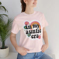 Auntie Era Tee, Gift for Aunts, Trendy Groovy Vibe Funny Colorful Flower T-Shirt