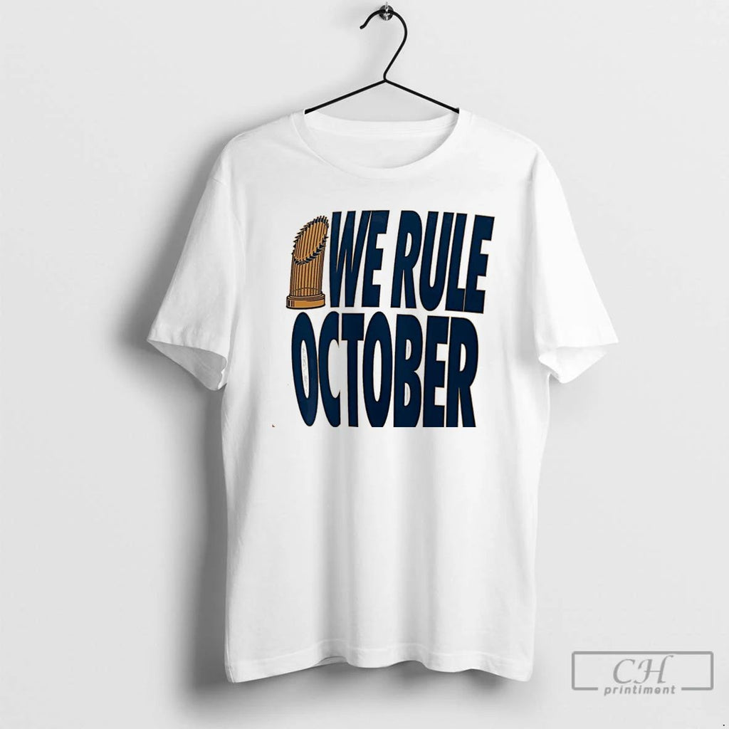 Classic Los Angeles Dodgers 2025 World Series Champions We Rule October Christmas T Shirts