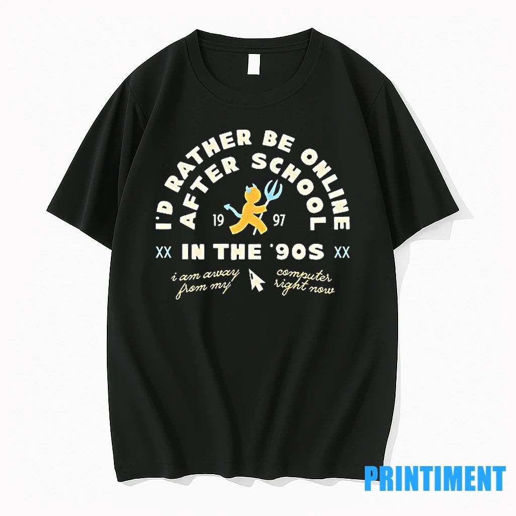 Id Rather Be Online After School In The 90s Tshirts Sweater