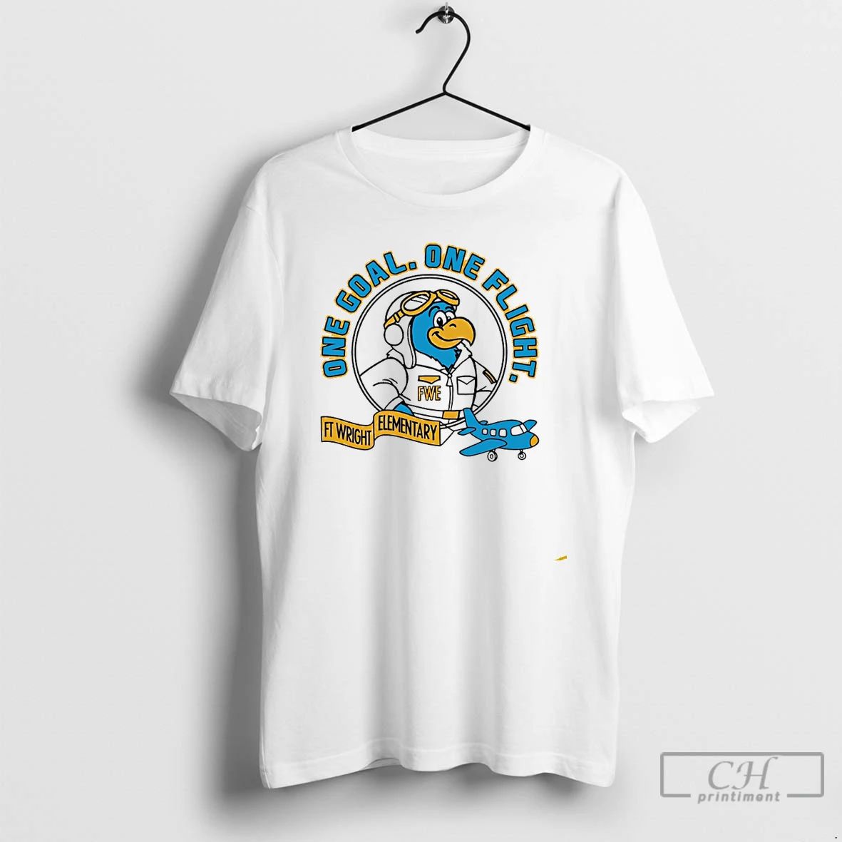 Premium Ft Wright Elementary Falcons One Goal One Flight T Shirts