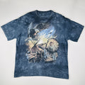The Mountain Eagle Wolves Native Tie Dye T Shirt 2017 USA Animal XL