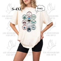 Travel Stamp Comfort Tee Travel Lover Vacation Shirt Gift Soft Cotton Tee