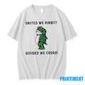 Frog United We Ribbit Divided We Croak Tshirts Sweater