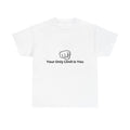 Motivational Unisex Heavy Cotton Tee | Your Only Limit Is You, [...]