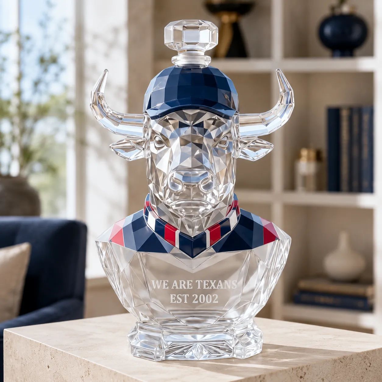 Houston Texans Bull We Are Texans Est 2002 Bull Bottle