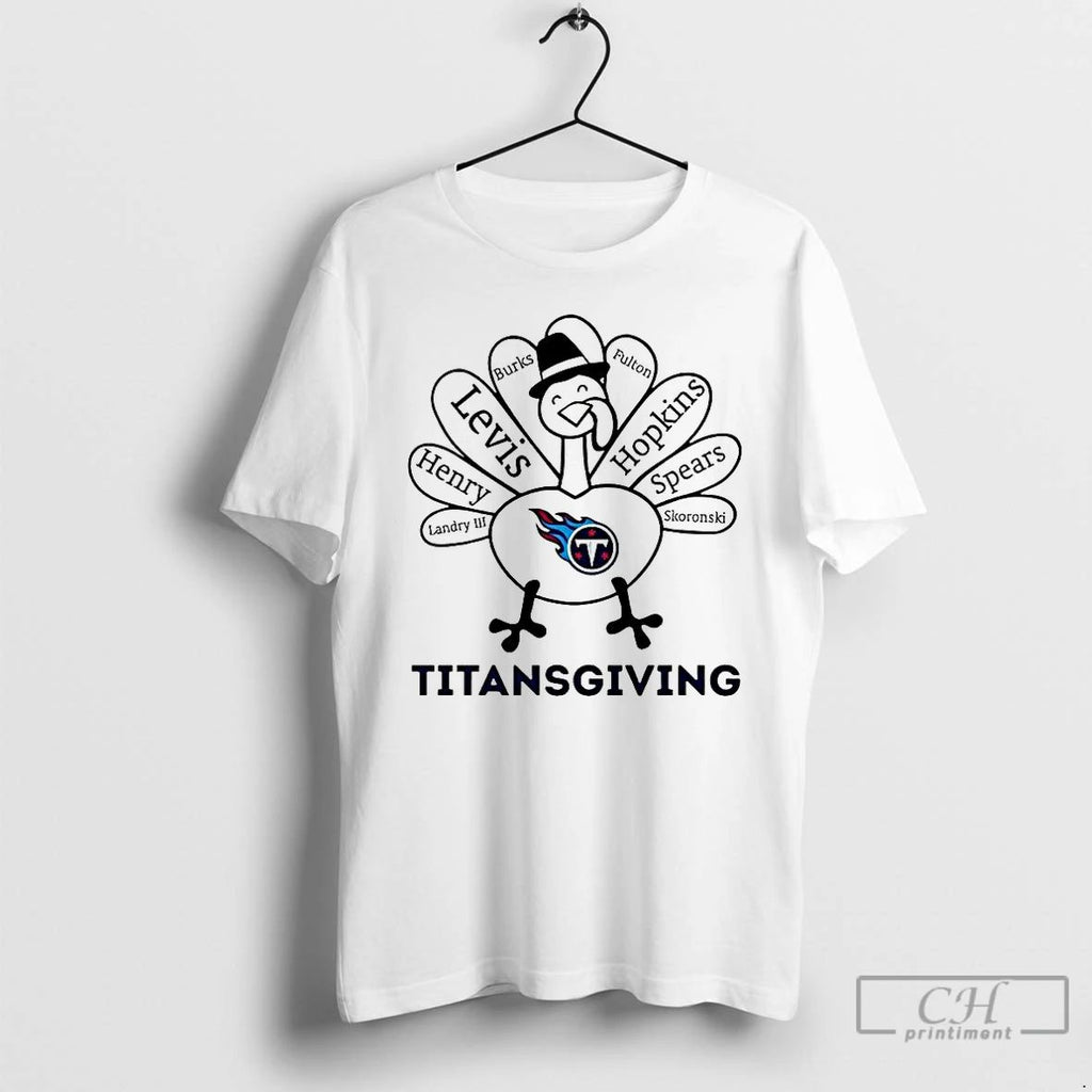 Premium Tennessee Titans Turkey Titansgiving Thanksgiving With Heroes T Shirts