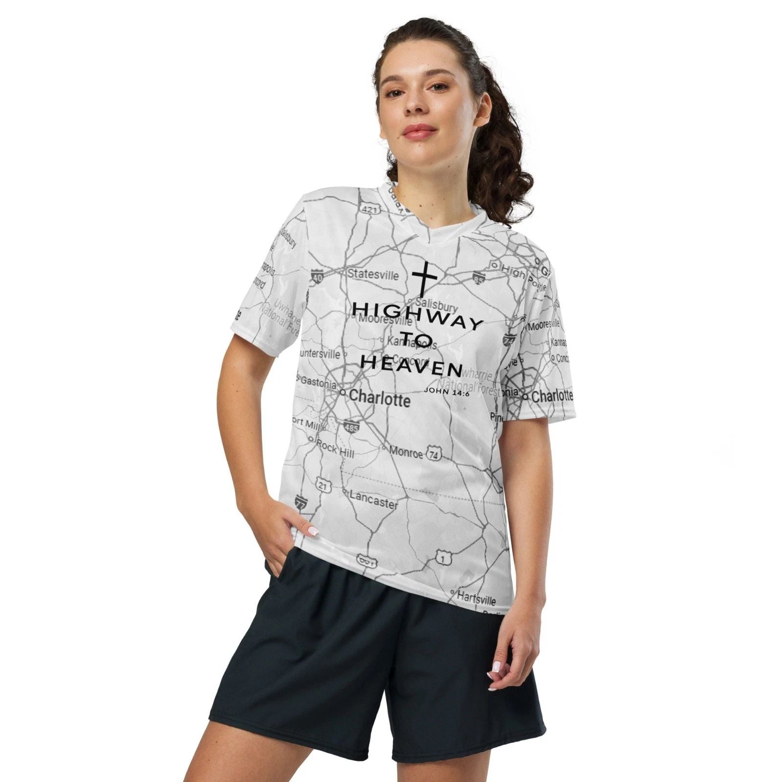 Unisex Custom Graphic T-shirt with Inspirational Print | Athletic Jersey