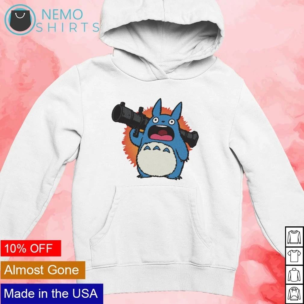 Totoro with Bazooka Anime shirt