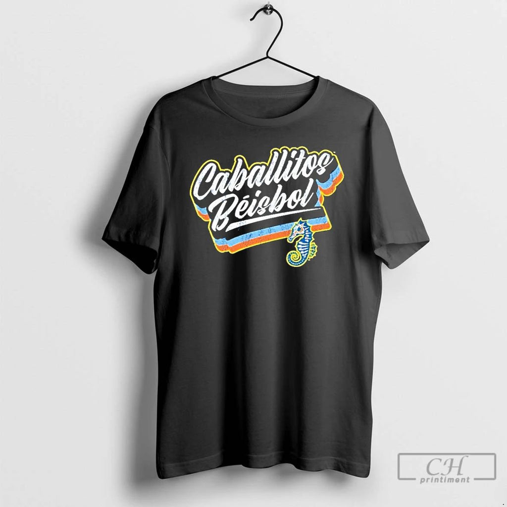 Classic 2025 Norfolk Tides Caballitos Beisbol T Shirts