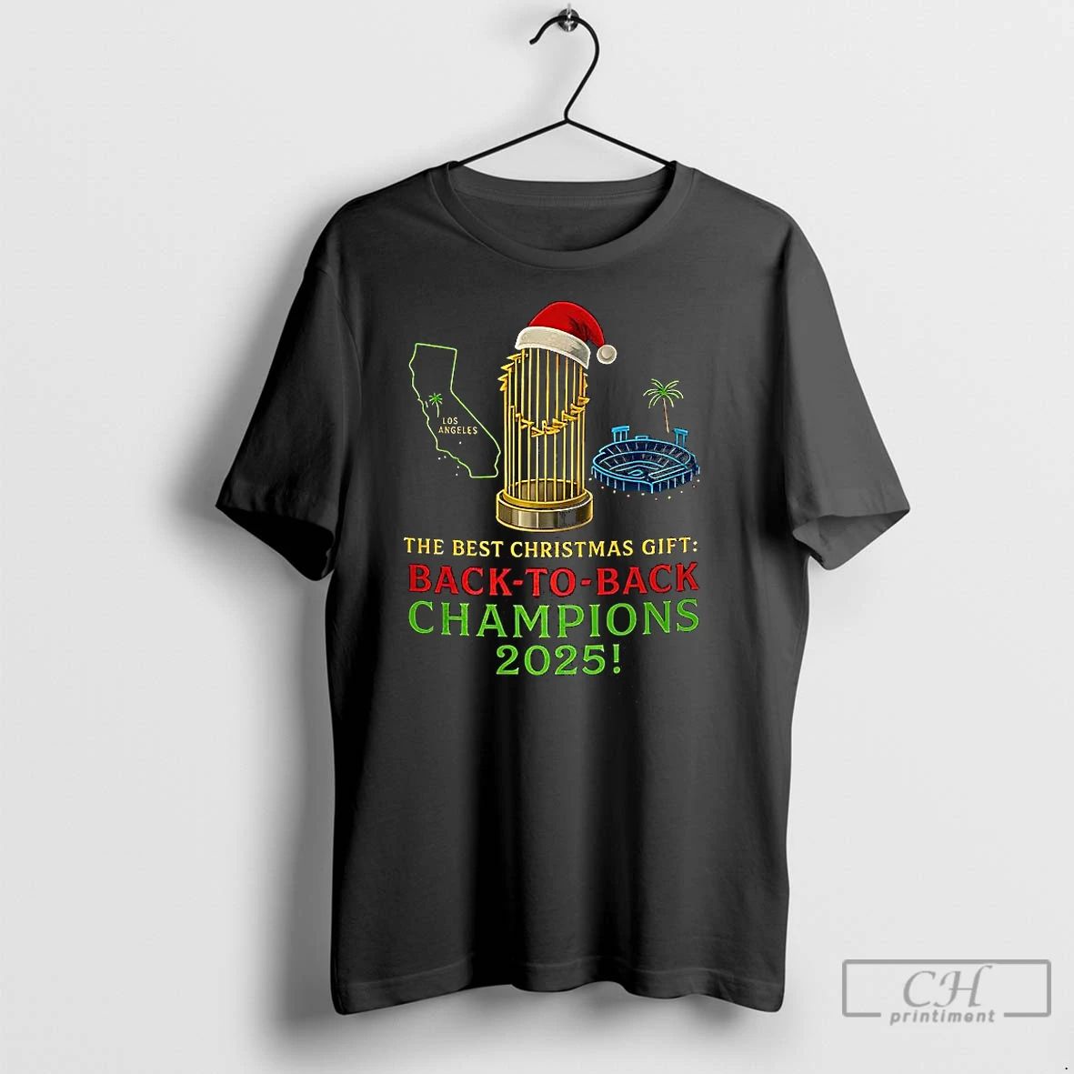 Classic Los Angeles Dodgers Trophy The Best Christmas Gift Back To Back Champions 2025