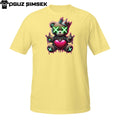 Neon Gangsta Teddy Bear T-Shirt – Urban Heart Crown Street Art Style
