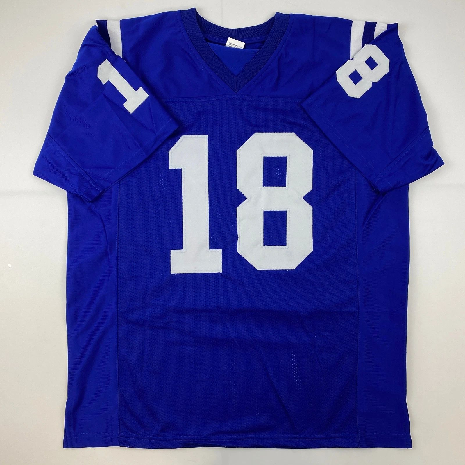Peyton Manning Indianapolis Blue Laser Jersey