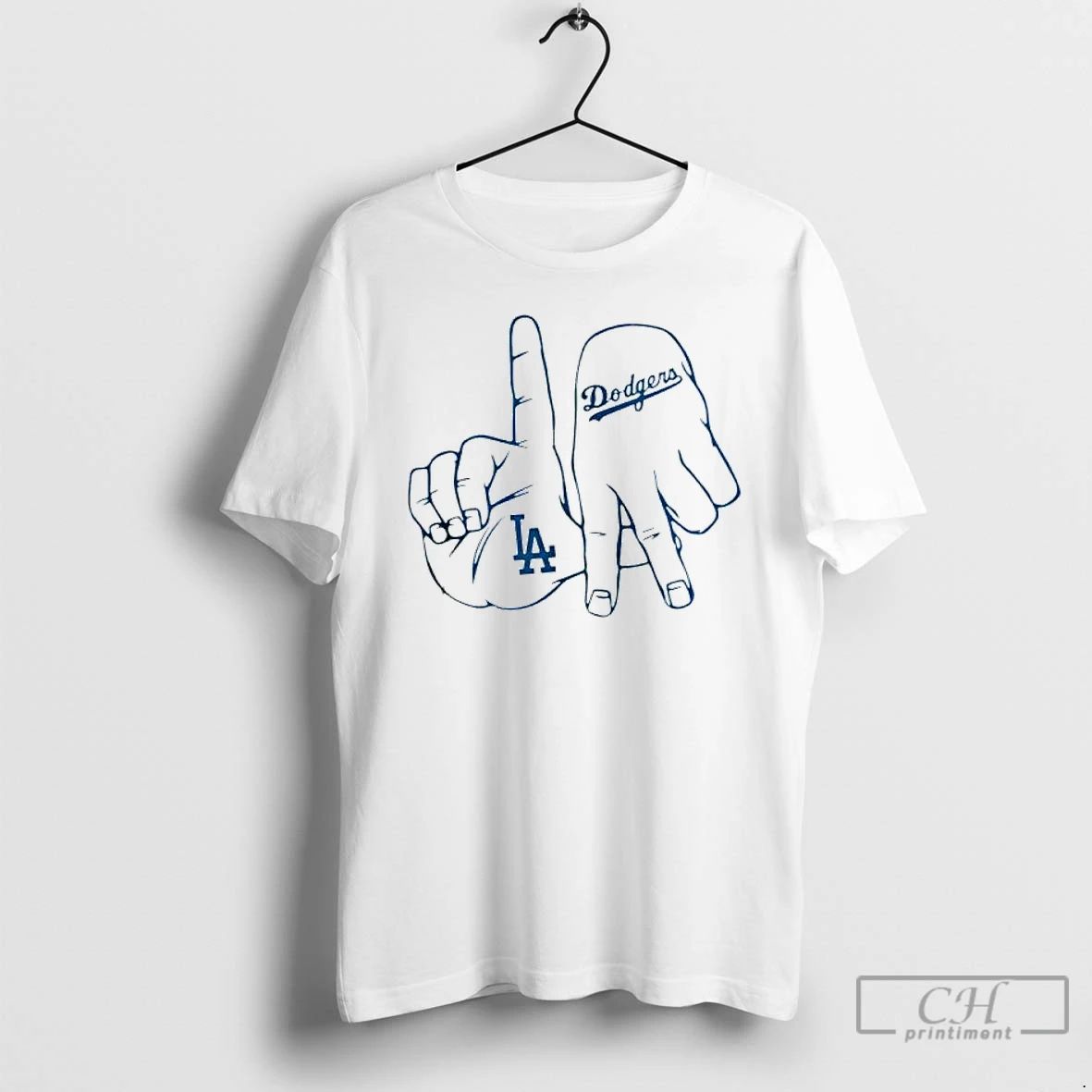 Classic Los Angeles Dodgers Baseball Hand 2025 T Shirts