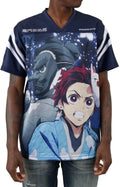 demon tanjiror Kamado Mesh Jersey Shirt