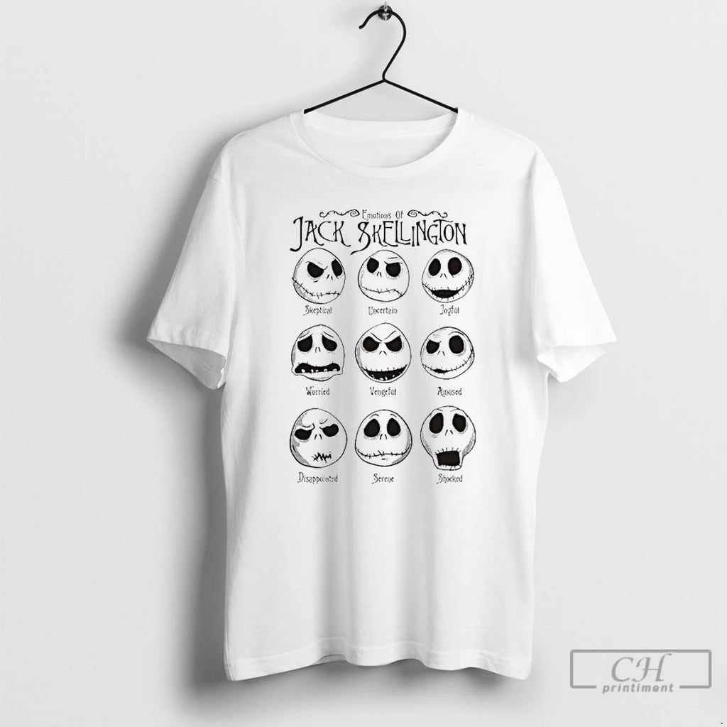 Premium Painajainen Ennen Joulua Emotions Of Jack Skellington T Shirts