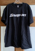 New Official Snap On Tools Black Short Sleeve TShirt Current Logo LARGE NWT