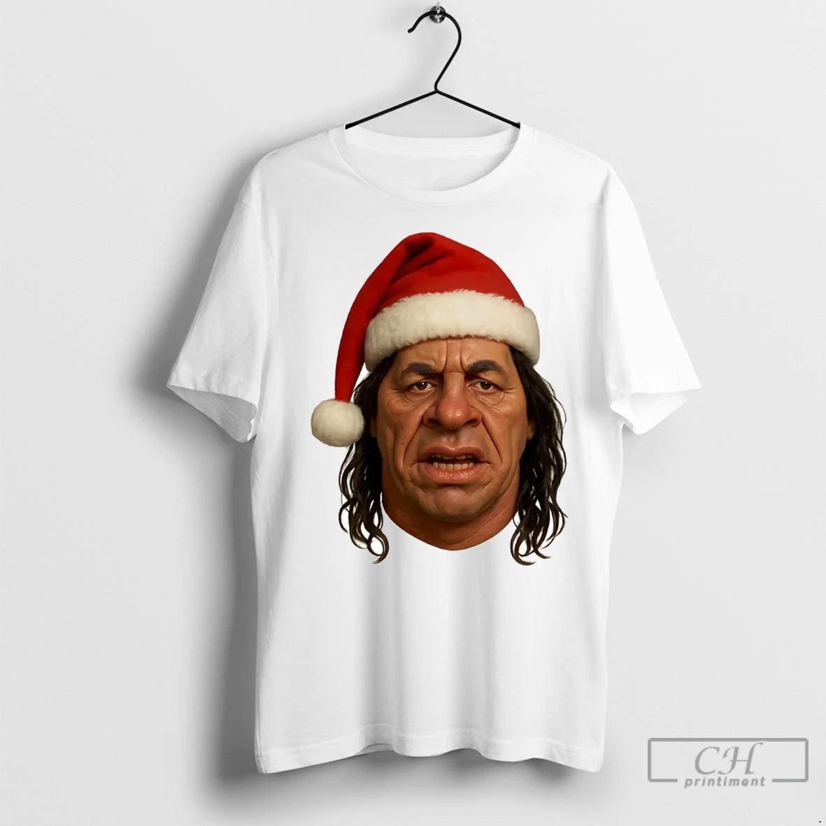 Premium Bret Hart Spitting Caricature Christmas
