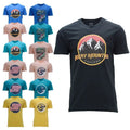 Mens T-Shirt Crew Neck Short Sleeve Casual Soft Cotton Summer Top