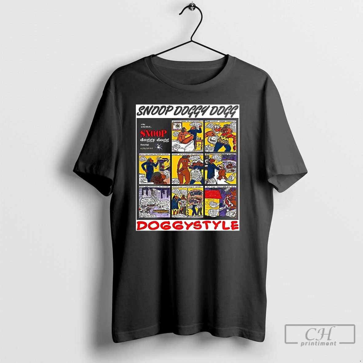 Classic Snoop Doggy Dogg Doggystyle Comic T Shirts