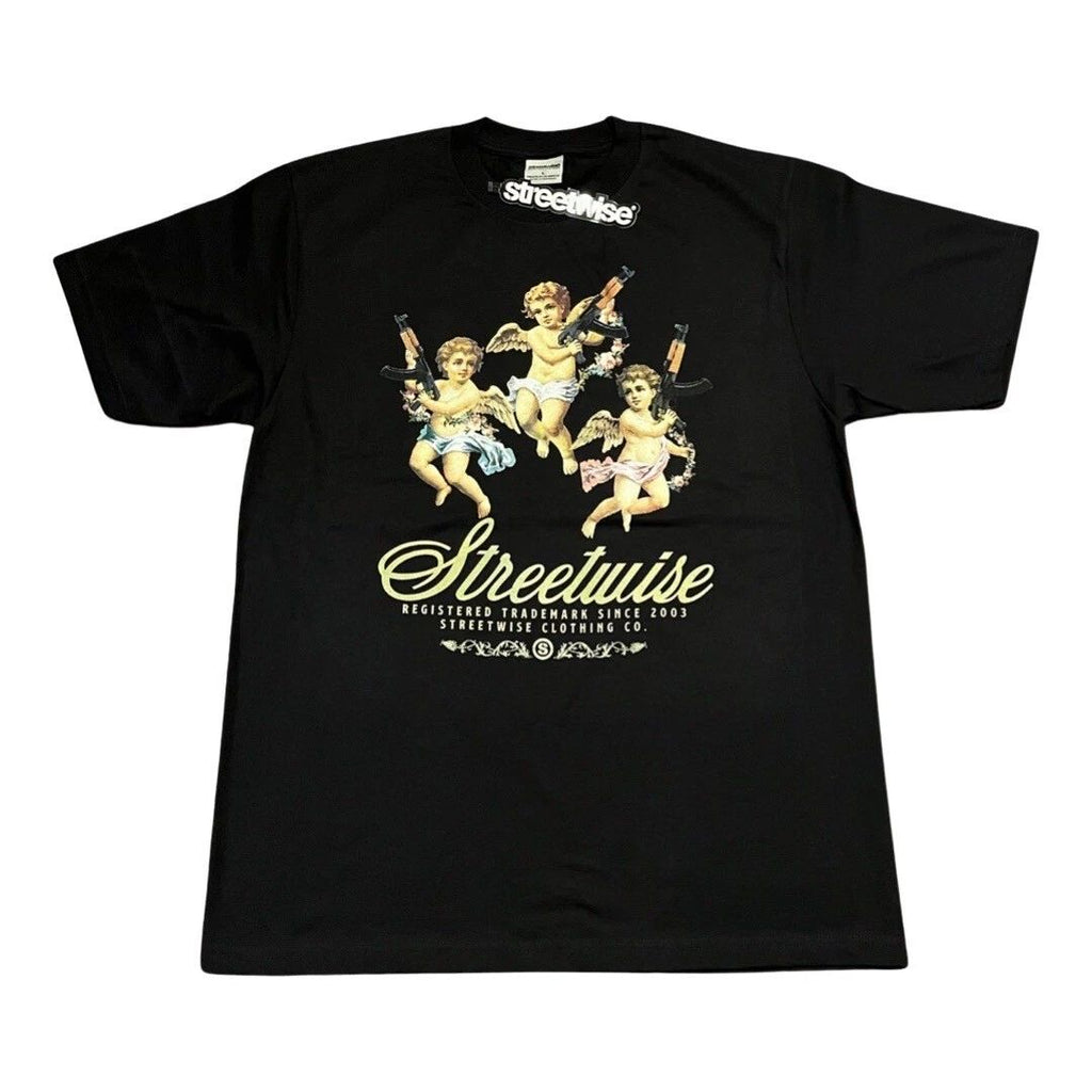 Streetwise Los Angels Black Shirt Black Streetwear Urban Fashion Shirt
