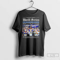 Premium Los Angeles Dodgers World Series Back To Back Champions 2025 Newspaper T Shirts