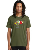Zombie-Astronaut-1 Mens Graphic Tee, 100% Cotton, Casual Summer Wear