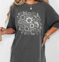 Pressed Flowers Boho Comfort Tee Floral Shirt