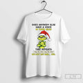 Classic Grinch Does Anybody Else Have A Voice In Their Head Christmas T Shirts