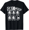 Cats Funny Cat Tricks, Kitties Lover T-Shirt , Adult Kid Tees,Unisex Tees