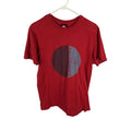 Quiksilver Men’s Medium Red Graphic T‑Shirt  Crew Neck