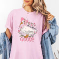 Mama Goose Floral Mothers Day Graphic Comfort Tee Cute Gift