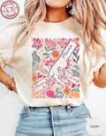 Boho Flower Custom Mom Comfort Tee